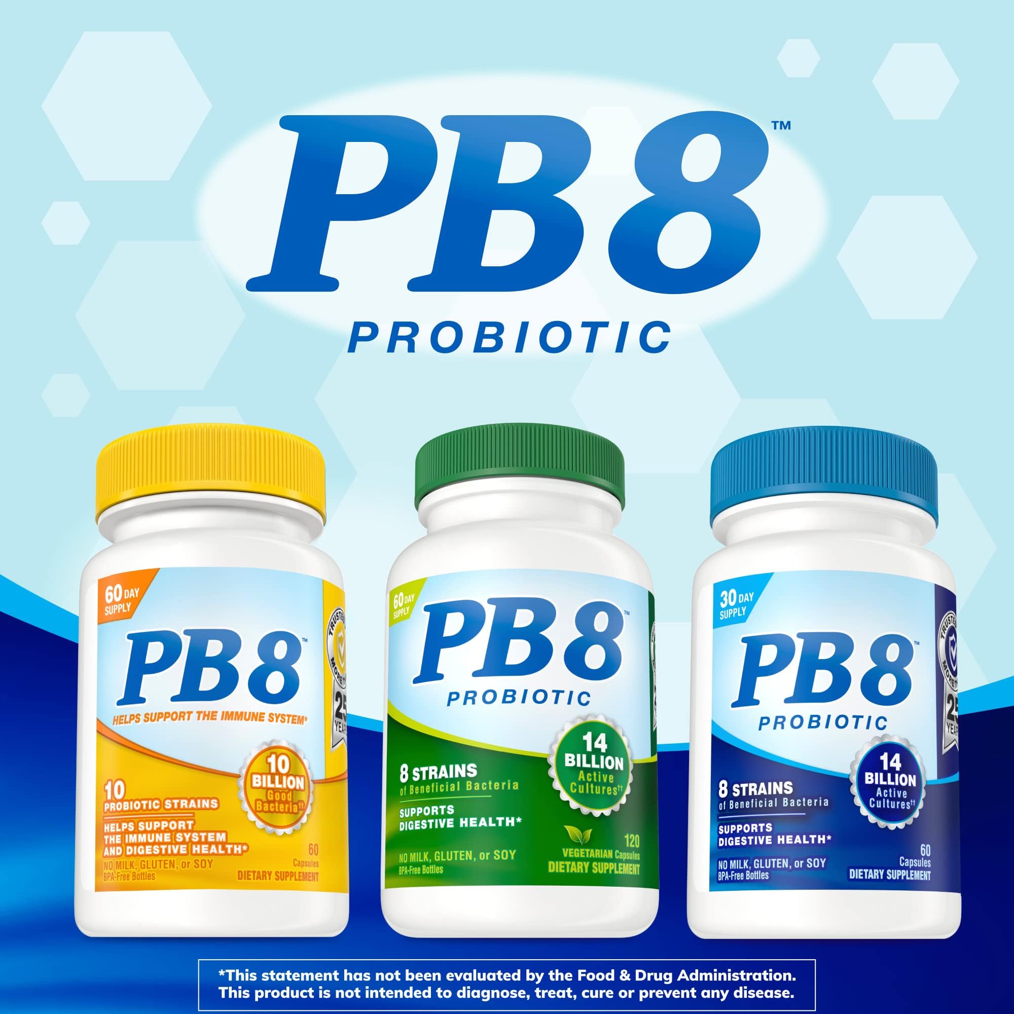 Nutrition Now PB 8 Probiotic - culturas-activas: contiene 14 mil cultivos beneficiosos.
