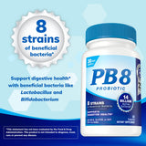 Nutrition Now PB 8 Probiotic - empaque-120-capsulas: formato práctico para uso diario.