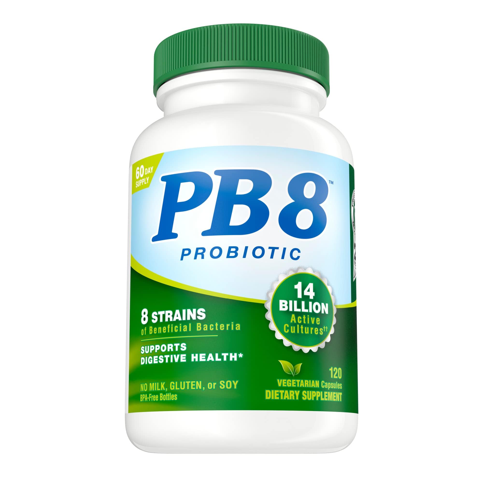 Nutrition Now PB 8 Probiotic - vida-capsulas: apoya equilibrio digestivo diario.