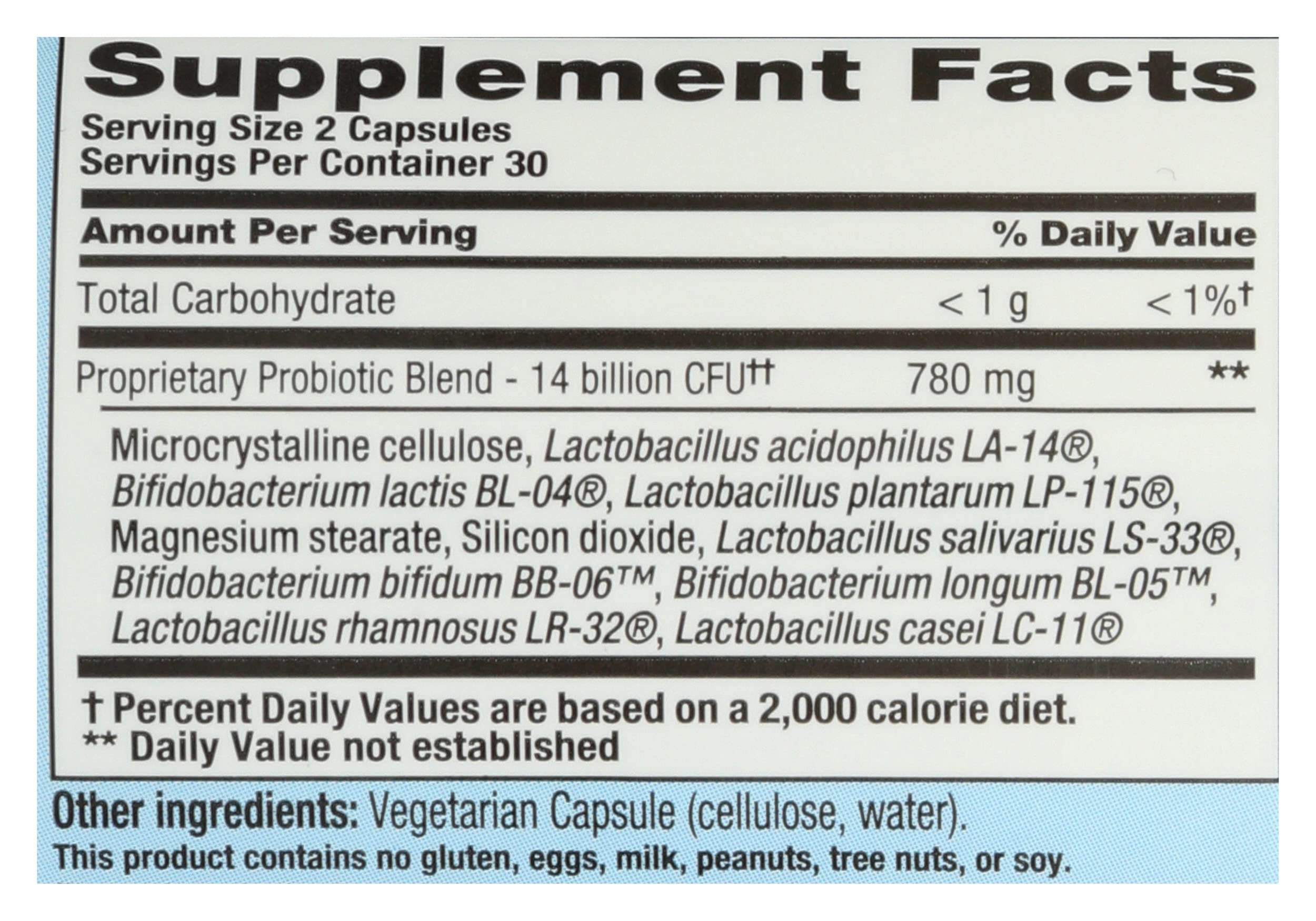 Nutrition Now Pb8 Acidophilus tabletas dentro de la caja, almacenamiento sencillo