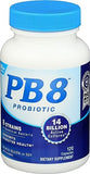PB8 Probiótico Nutrition Now: etiqueta libre de gluten, visible.
