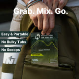 Nutrition On The Go: mezcla suave en agua, sin grumos.