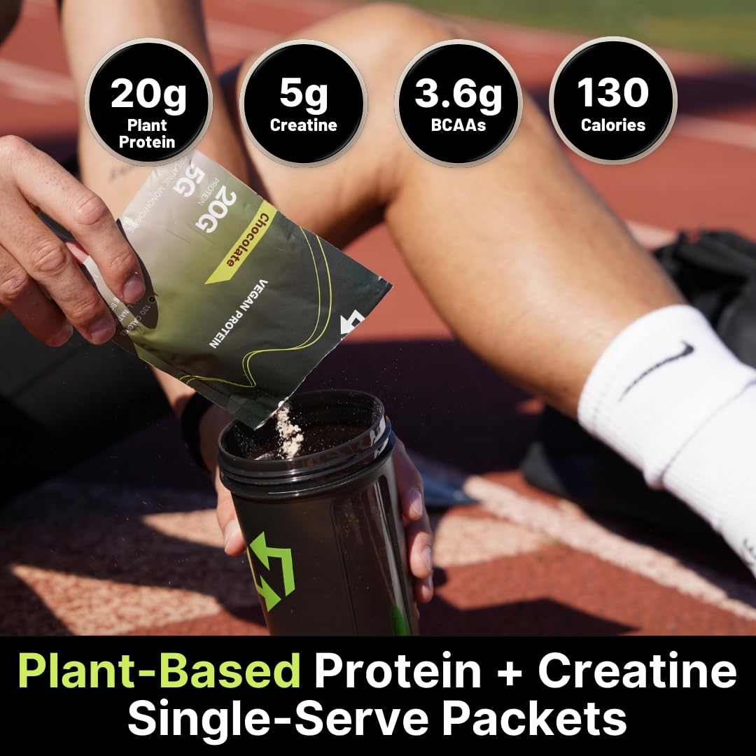 Nutrition On The Go: sobre proteina con creatina, para fuerza diaria.