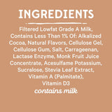 Nutrition PIan textura cremosa batido chocolate, experiencia suave y deliciosa