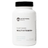 Nutritional Roots Multivitamin+ en botella, apoyo diario para energía sostenida.