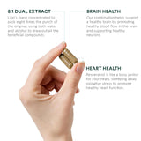 Nutritional Roots Raíz de Kudzu y Resveratrol, ingrediente natural para la salud cardiovascular.