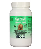 NutriVed ZinPro tabletas masticables para perros, sabrosas y fáciles de administrar.