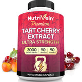 Nutrivein: cápsulas de cereza agria en frasco para recuperación posentrenamiento