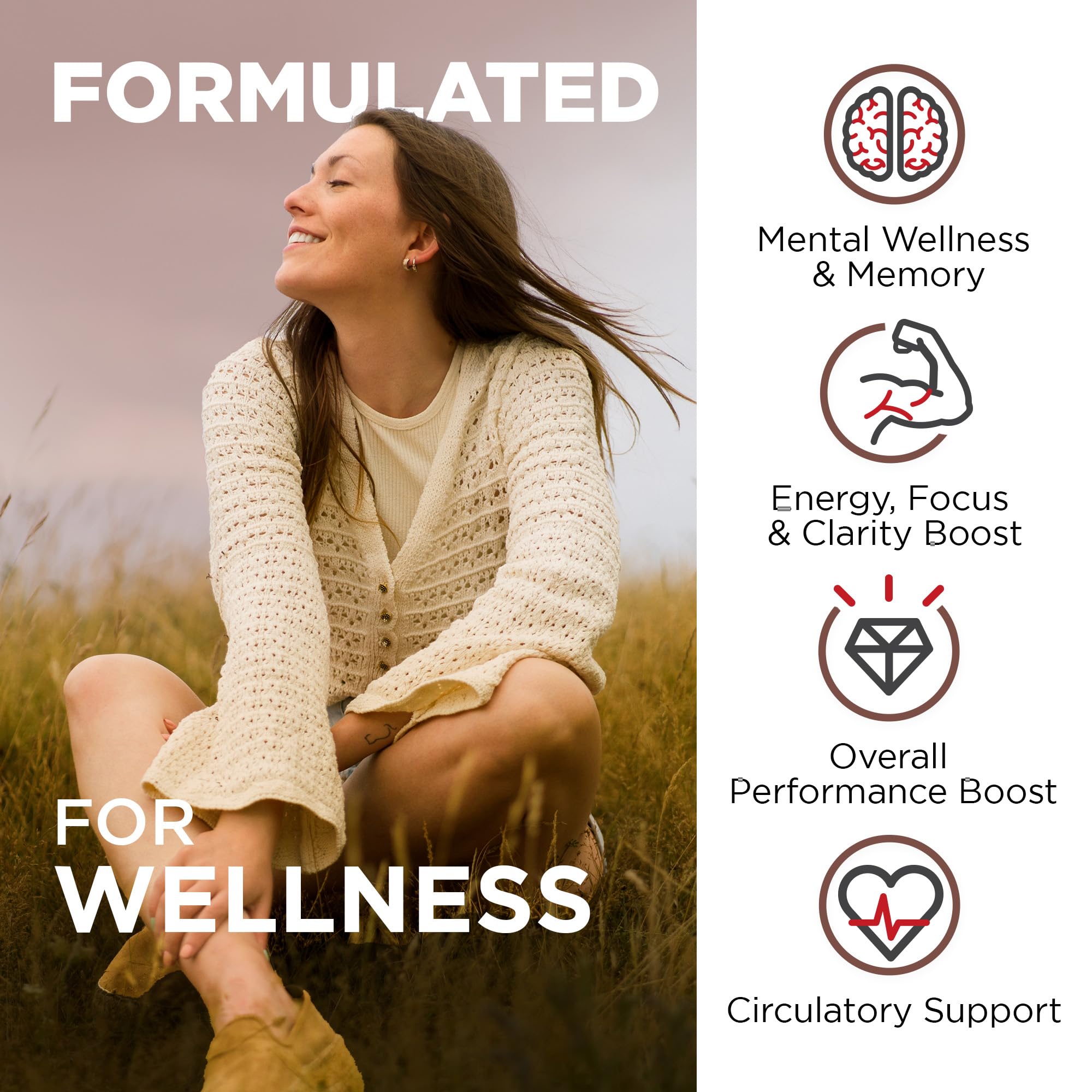 Nutrivein ginseng rojo coreano, fórmula vegana y pura