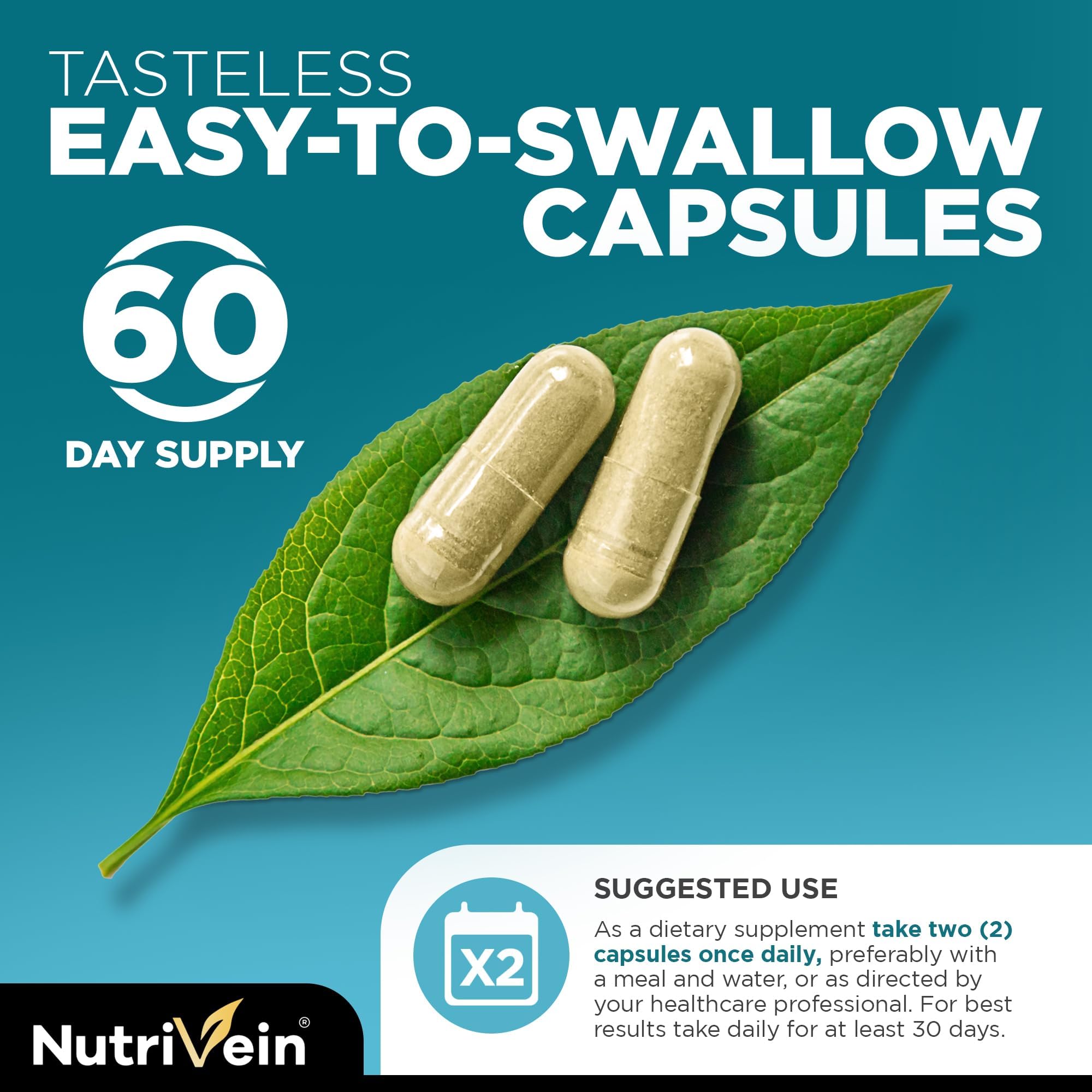 Nutrivein ingredientes clave: magnesio y vitaminas para la salud diaria.