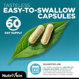 Nutrivein ingredientes clave: magnesio y vitaminas para la salud diaria.