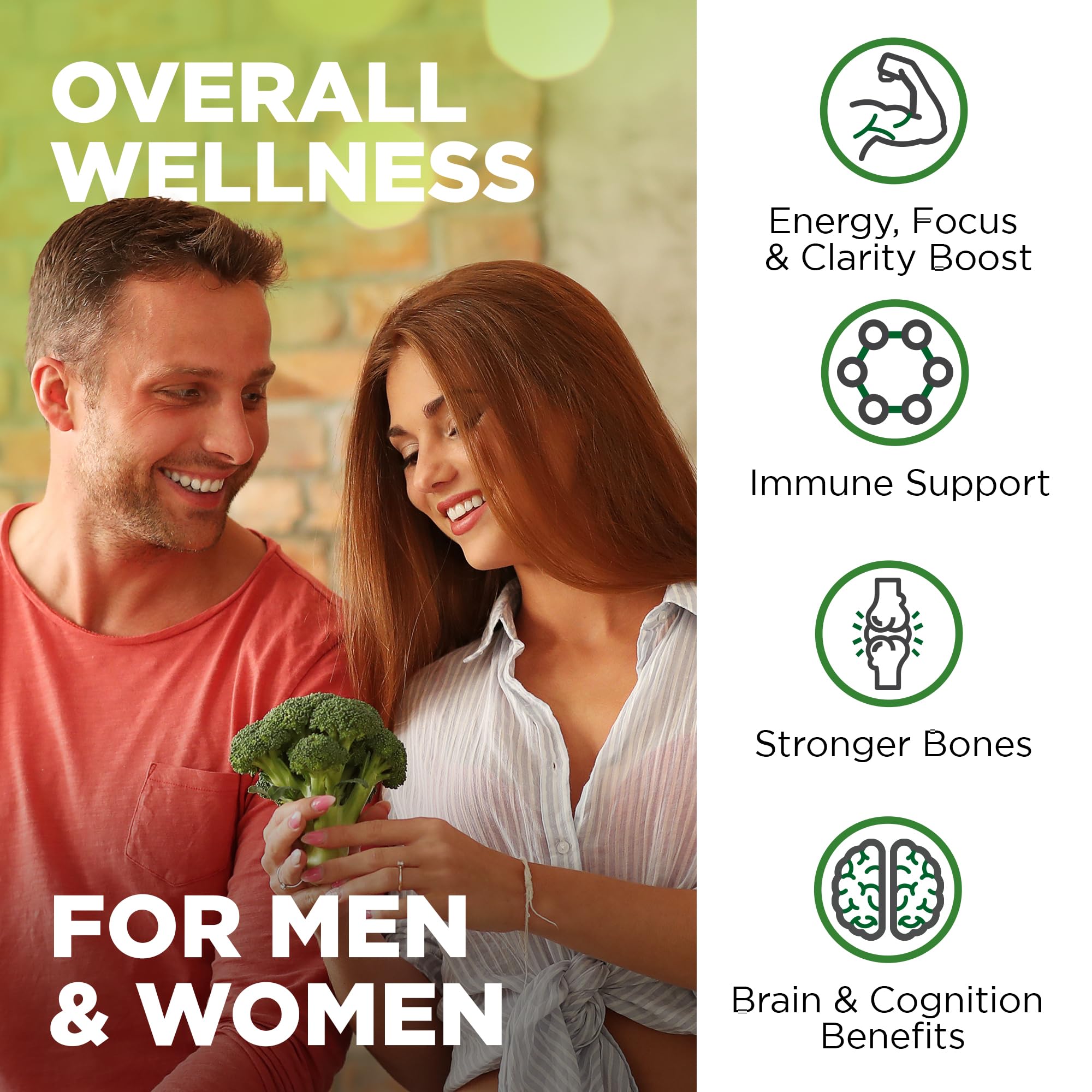 Nutrivein multivitamínico, fabricación en EE.UU., calidad premium para adultos.
