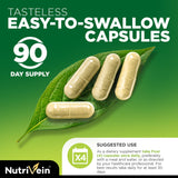 Nutrivein multivitamínico, frutas y verduras enteras para absorción.
