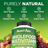Nutrivein multivitamínico, cápsulas veganas para uso diario.