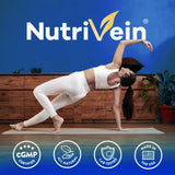 Escena diaria con Nutrivein NAD+ Resveratrol, uso práctico en escritorio