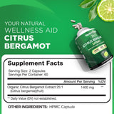 Nutrivein Citrus Bergamot: cápsulas cercanas, uso diario posible con comidas.