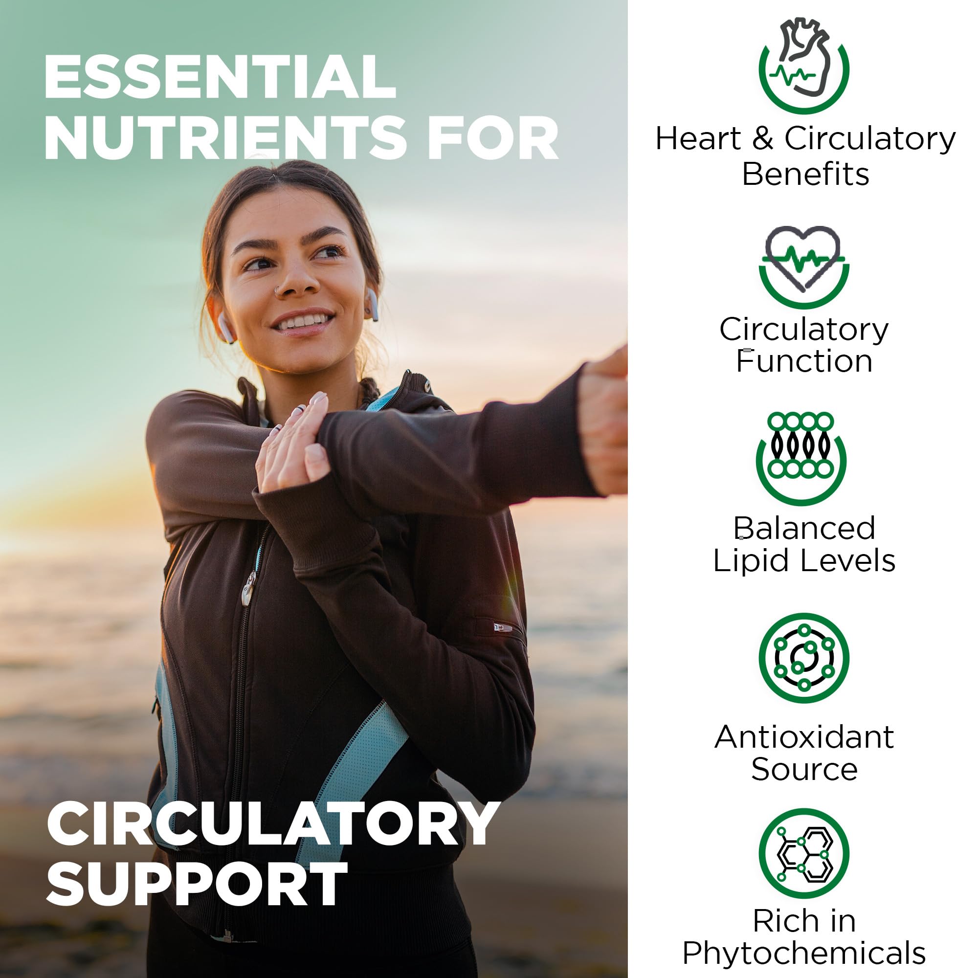 Nutrivein Citrus Bergamot: etiqueta clara, pureza vegana y producción en EE. UU.