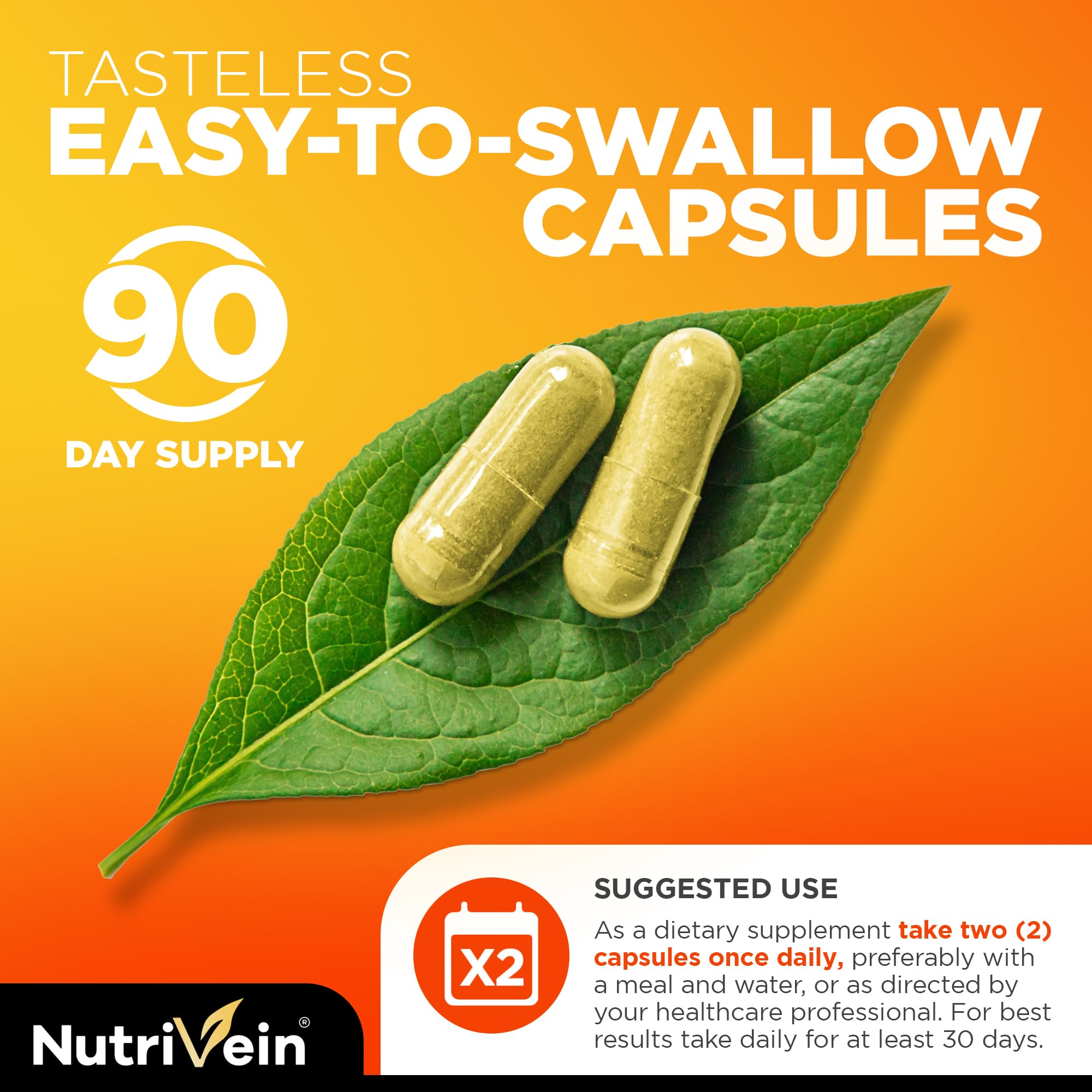 Nutrivein Vitamina C liposomal, cápsulas dentro del blister para absorción.