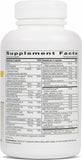 Primer plano de cápsulas NutriVitamin Enzima Complejo para consumo diario.