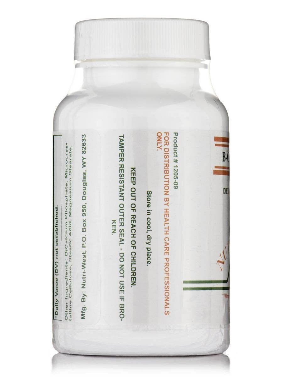NutriWest B-Complex: etiqueta, suplemento para apoyar metabolismo de grasas