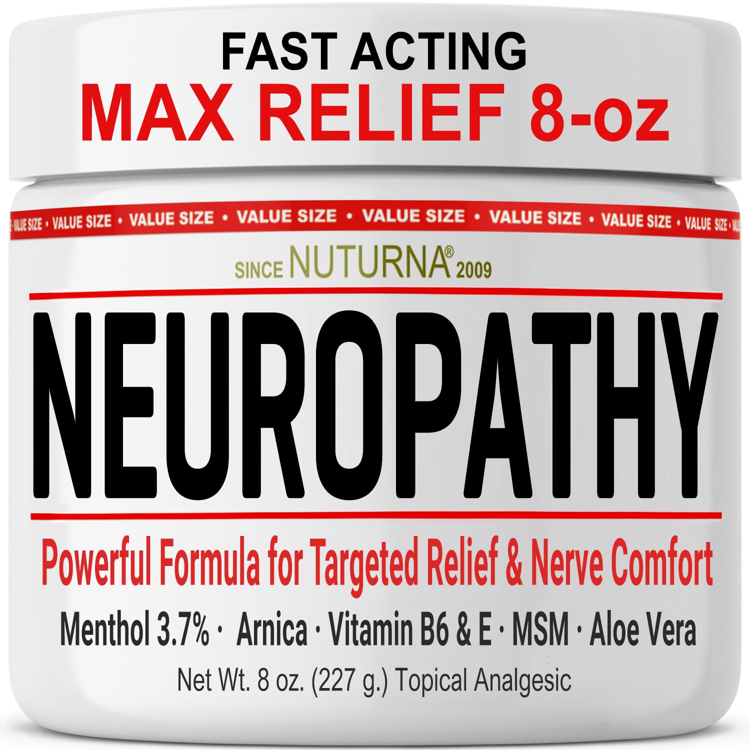 Nuturna Crema Neuropatía para pies: alivio suave y sensación de frescura.