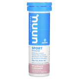 Nuun Active: tabletas sabor fresa limon disolviéndose en agua para hidratación rápida