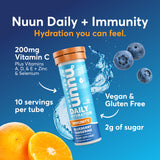 Nuun Immunity en tubos de 8 para viaje y uso diario