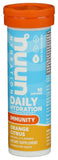 Nuun Immunity Orange Citrus, etiqueta naranja atractiva, ideal para nutrición deportiva en cualquier momento