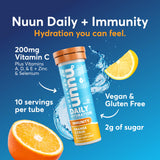Nuun naranja cítrica: vaso con bebida sabrosa lista para activar tu rutina diaria