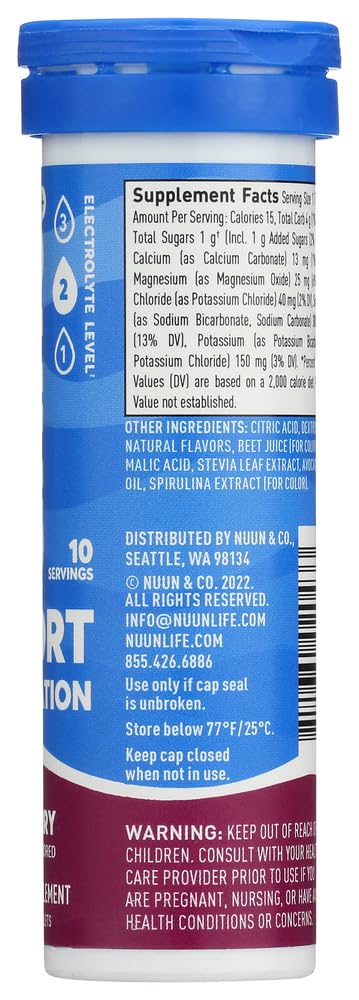 Nuun pack-6 práctico para llevar y reabastecer hidratación.
