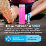 Nuun Sport Tri-Berry en mochila o bolso para llevar a entrenamientos