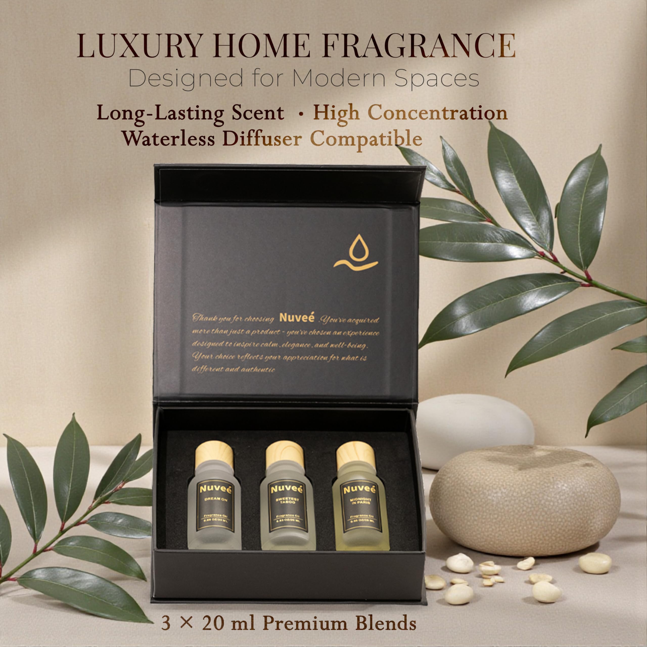 Nuveé Tabú Más Dulce: aroma elegante para difusor, ideal para recibir invitados