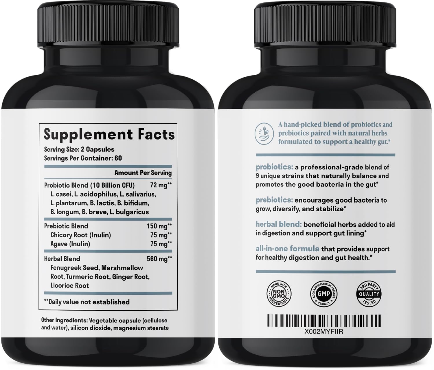 Nuven Naturals bienestar intestinal para sensación de ligereza.