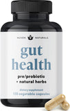 Nuven Naturals botella de cápsulas, apoyo diario a la digestión.