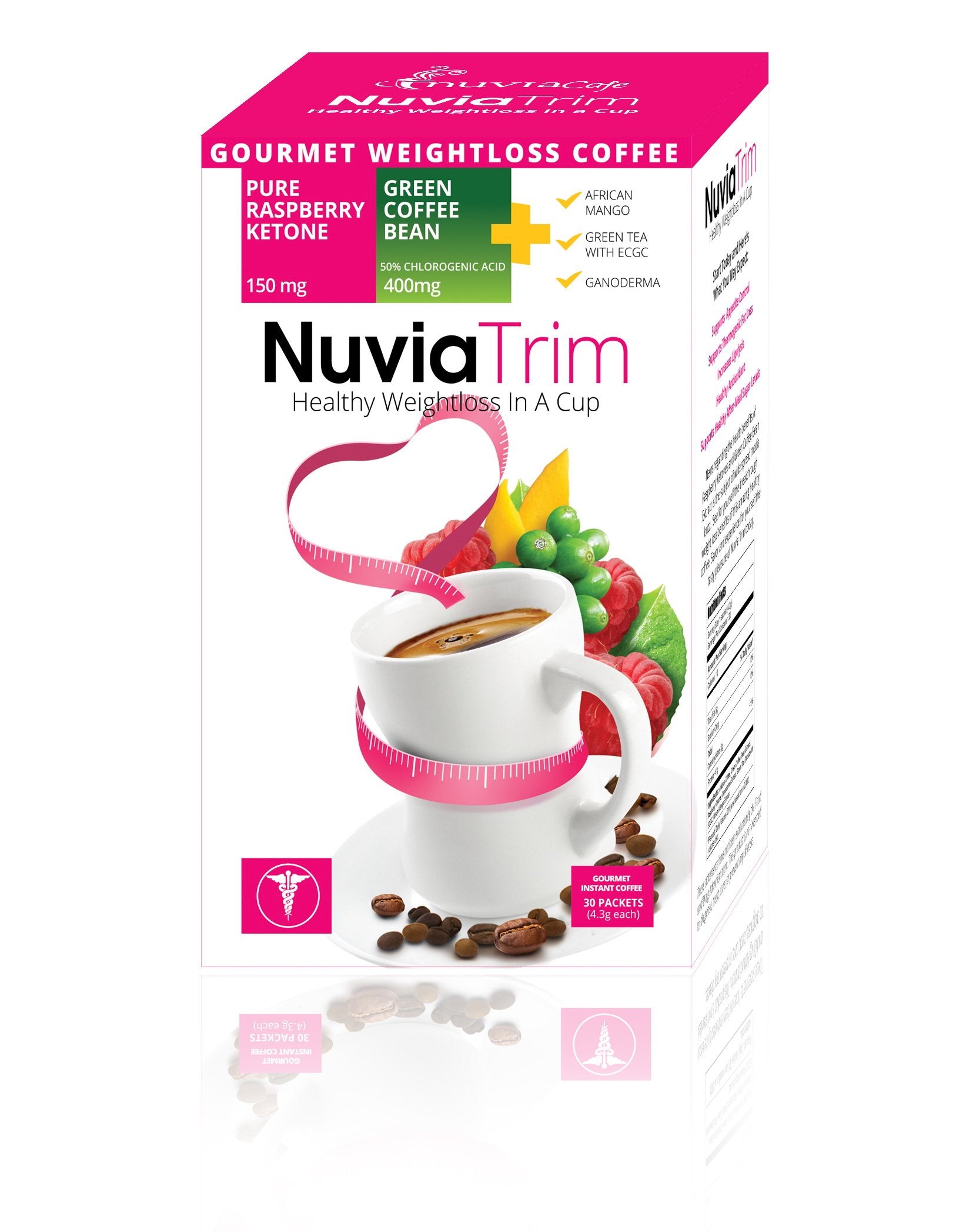 Nuvia Trim, sachets de café gourmet listos para mezclar y disfrutar.