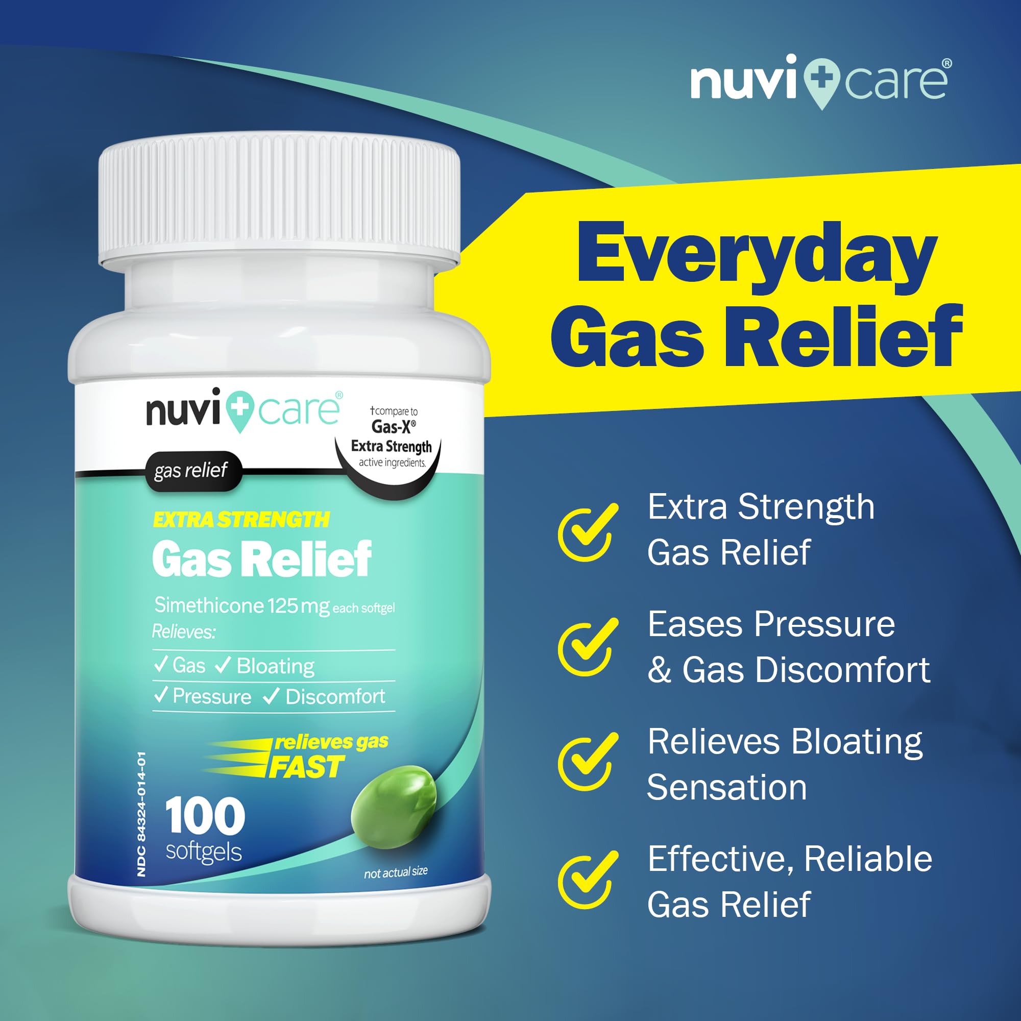 NUVICARE Softgel compacto para llevar en cualquier lugar