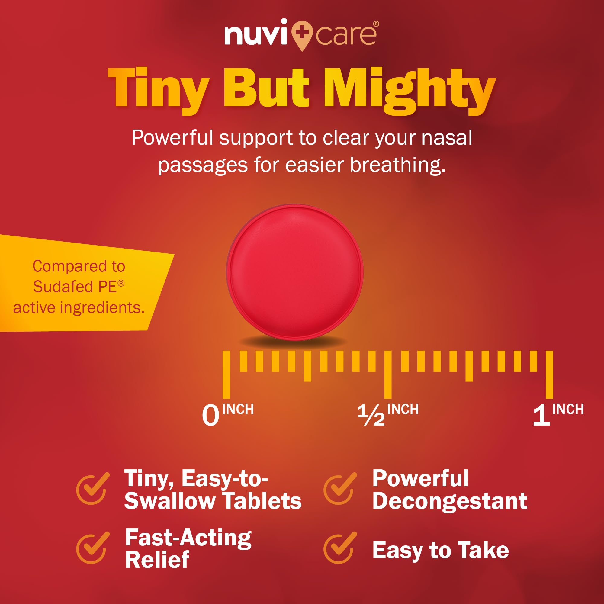 NUVICARE calidad segura y venta libre para descongestion nasal diaria.