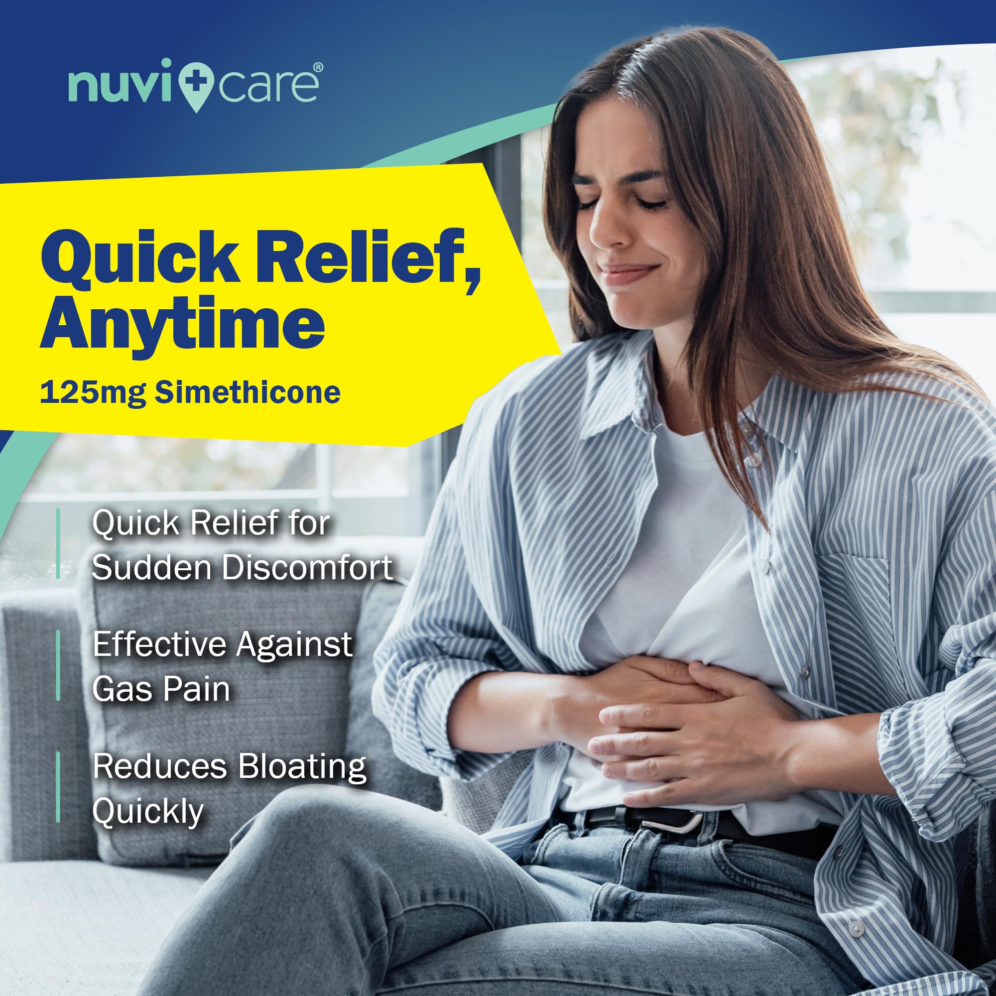 NUVICARE Relieve de gases y presión abdominal rápidamente