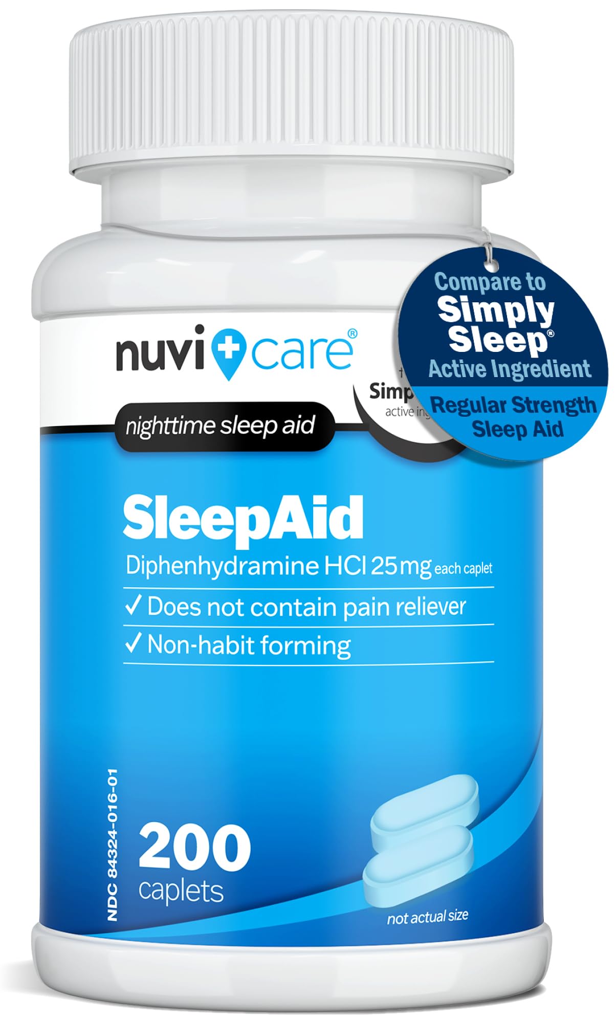 NUVICARE Sueno nocturno: pastillas azules para conciliar el descanso