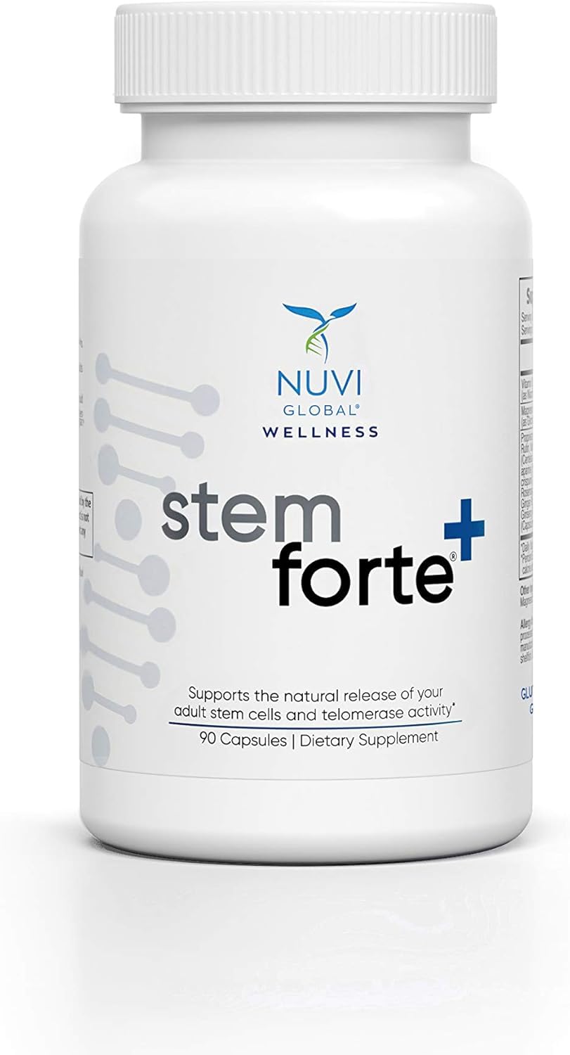 NuVi Global Stemforte Plus: ingredientes clave como astrágalo que apoyan células.