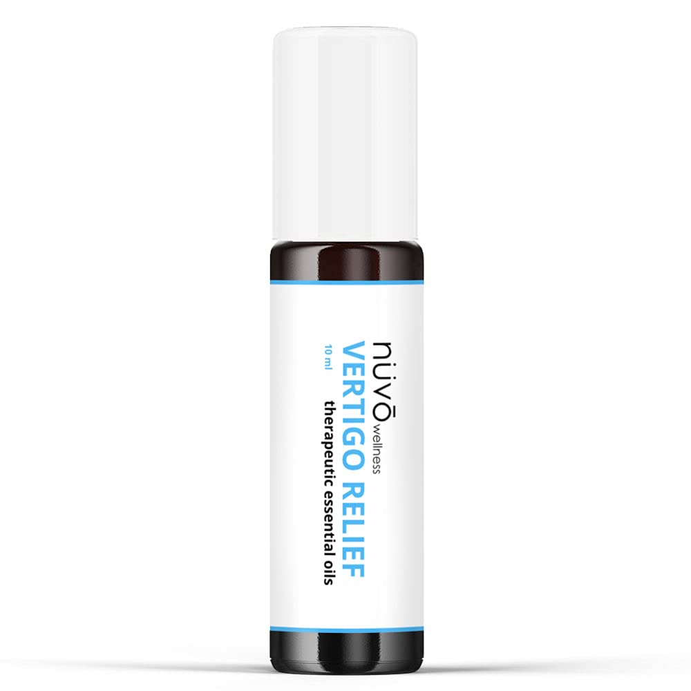 NUVO WELLNESS Vertigo Relief, botella de 10 ml, rodillo compacto para uso diario.