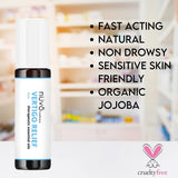 Uso en coche o avión con NUVO WELLNESS Vertigo Relief para mareo.