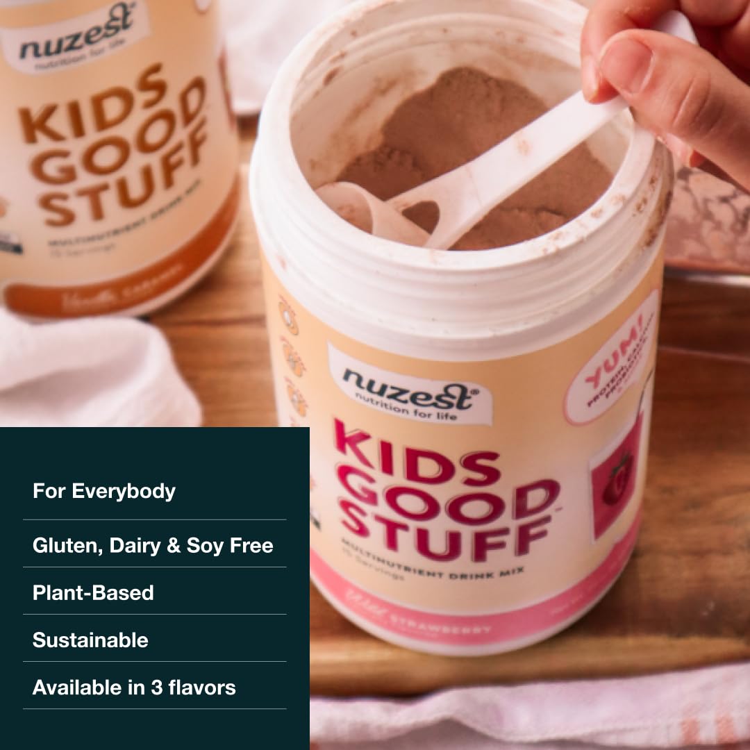 Nuzest Kids Good Stuff: snack saludable con batido rápido para cualquier momento