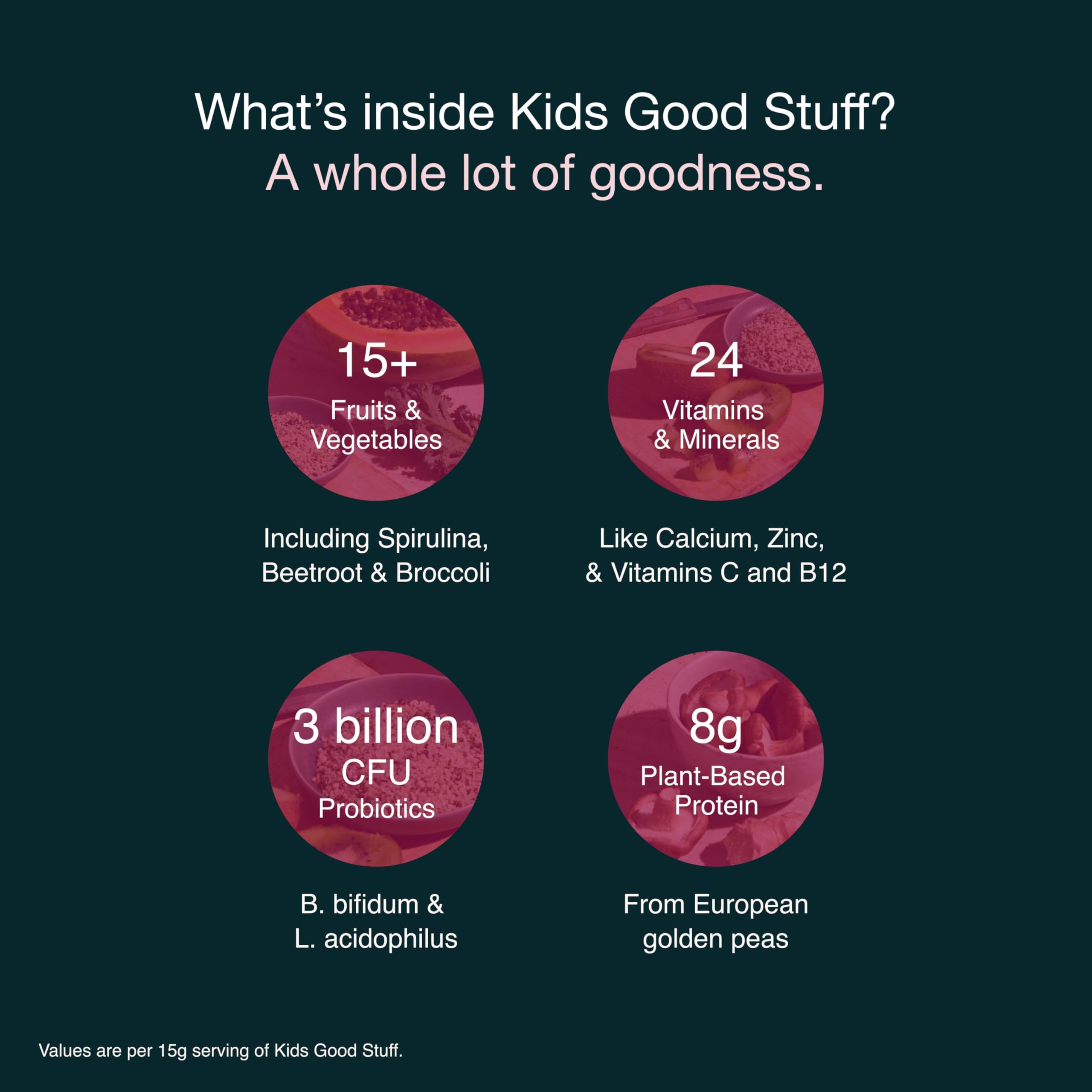 Nuzest Kids Good Stuff Vanilla Caramel, sabor vainilla caramelo para meriendas saludables.