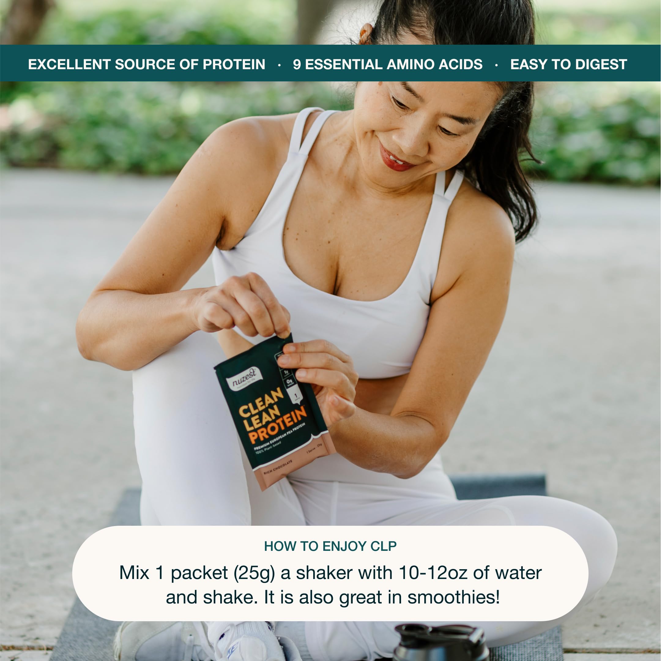 Nuzest para el desayuno, proteína vegana para empezar el día