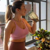 Nuzest Proteína de Guisante Chocolate envase reciclable para un consumo sostenible