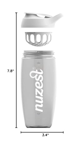 Batido post-entrenamiento rápido con el mezclador Nuzest PURSUIT, sin ruidos