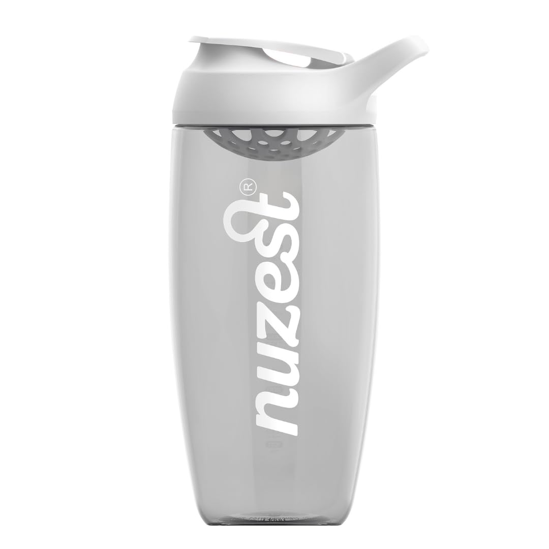 Nuzest PURSUIT mezclador, vista general de la botella para batidos