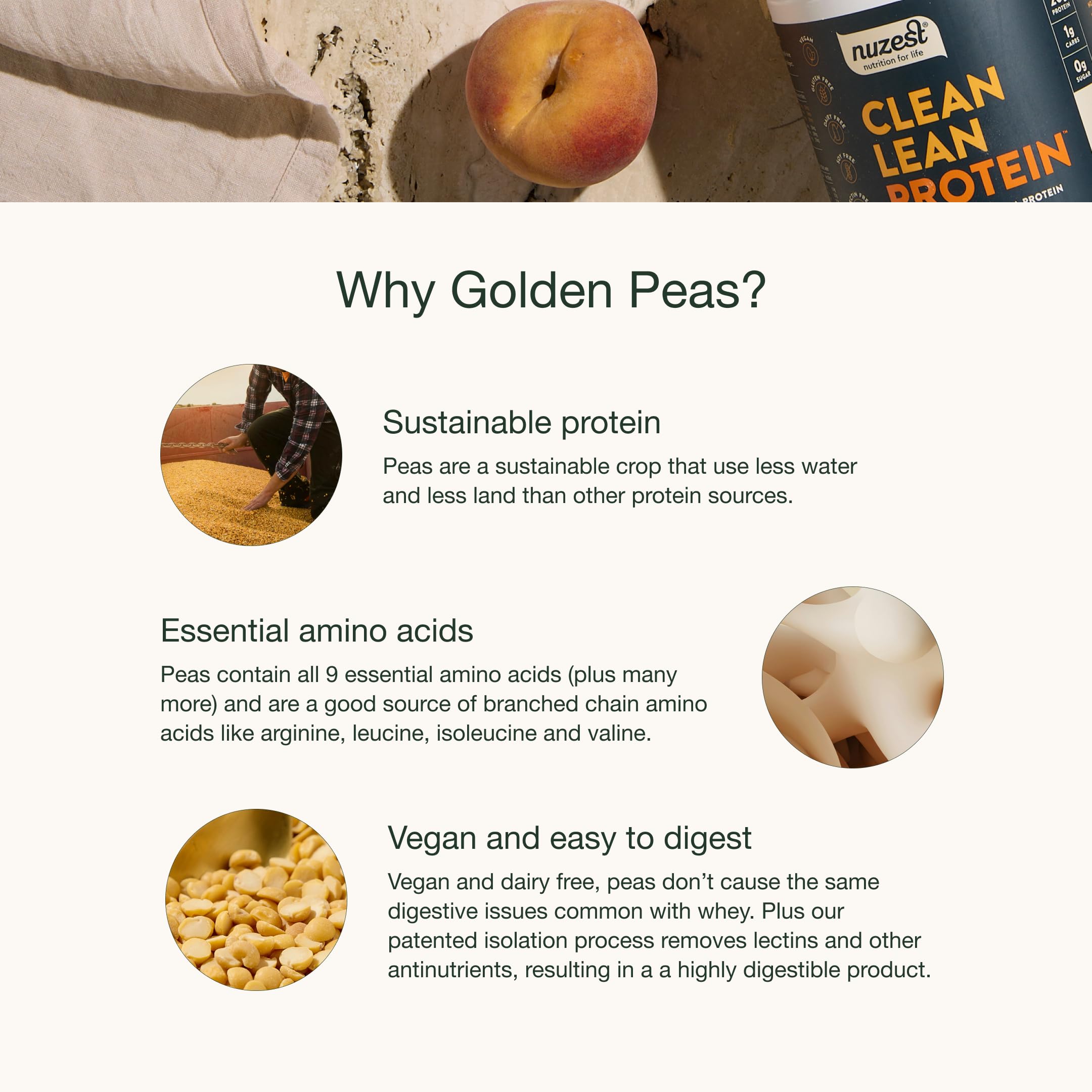 Nuzest destacando resistencia al gluten y lactosa para estilos de vida