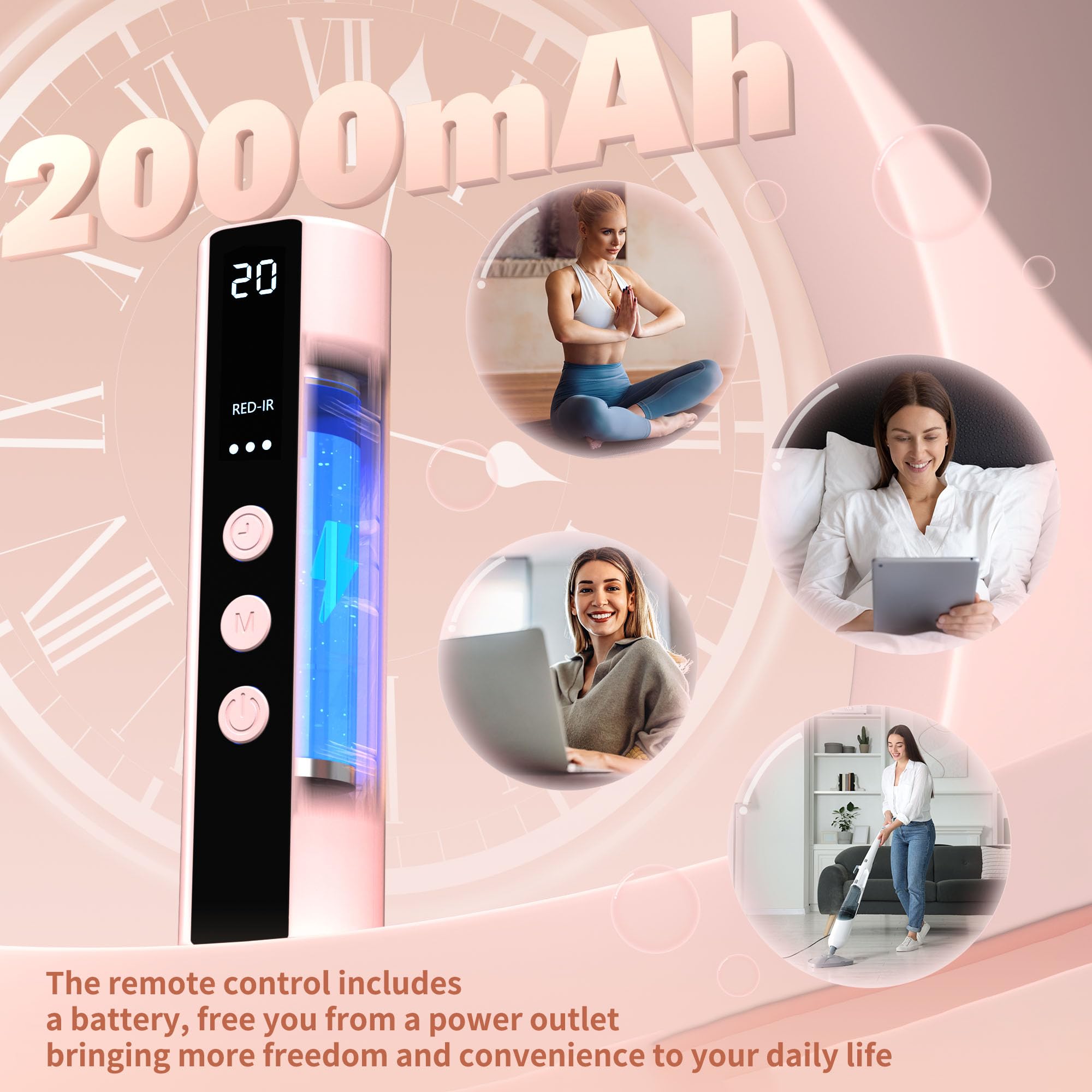 NVBOTY portátil para casa y viaje sin necesidad de correas.